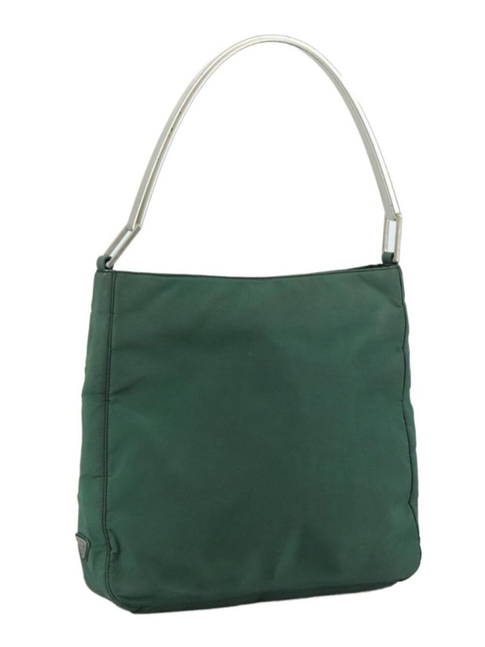 PRADA Shoulder Bag Nylon Green Auth ep7022